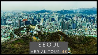 Downtown Seoul - 4K AERIAL DRONE  (서울)