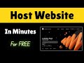 How I Host Website in Minutes for Free