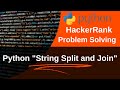 string split and join in python hackerrank solution | String Split and Join in python | HackerRank