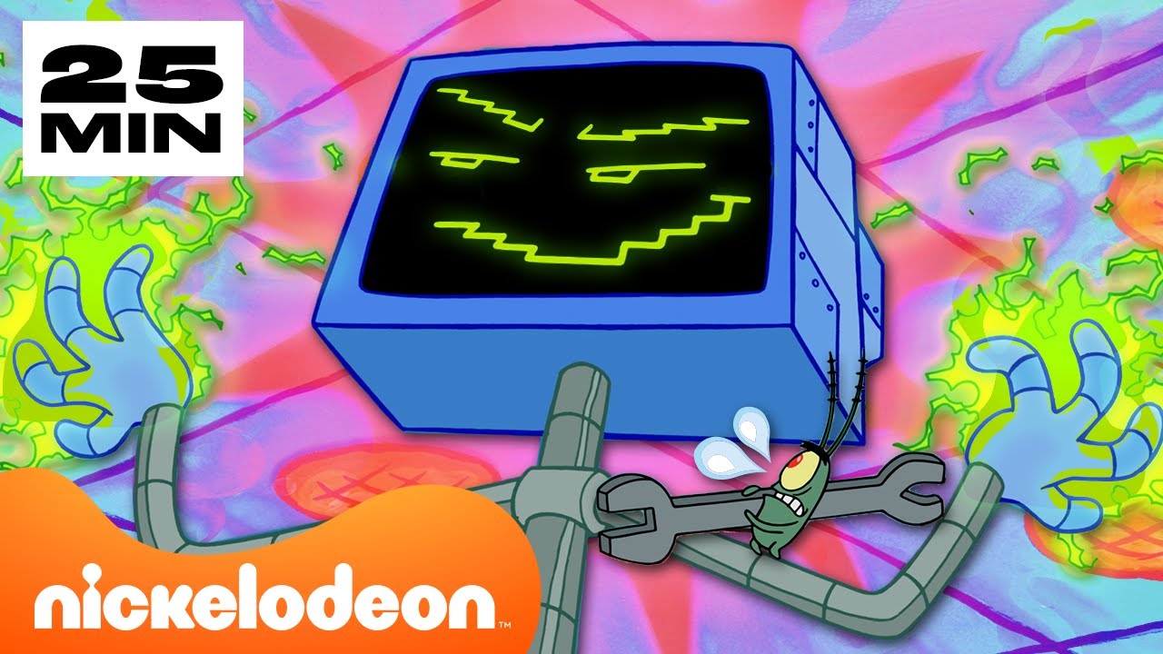 SpongeBob | Momen-Momen TERBAIK Karen Dari SpongeBob 🖥 | Nickelodeon ...