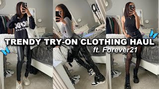TRENDY TRY-ON CLOTHING HAUL 2021!!