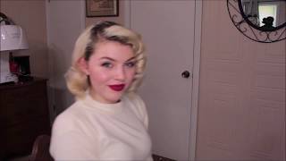 Vintage Wet Set Tutorial (Easy 1950s style hair)