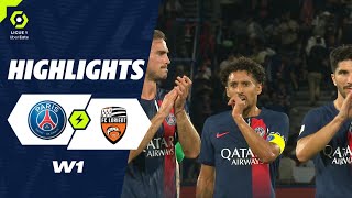 PARIS SAINT-GERMAIN - FC LORIENT (0 - 0) - Highlights - (PSG - FCL) / 2023-2024
