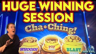 TOOK A RISK \u0026 IT PAID HUGE!!!! CRAZY BONUS!!! |  On Cha Ching Slot