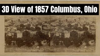 Exploring Columbus, Ohio in 1857: A Rare Aerial View Unveiled