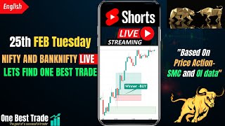 🔴V Live Nifty intraday trading | Bank nifty live trading | Live options trading | 25th FEB 2025 dhan