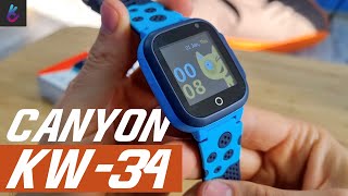 Детские умные часы Canyon Sandy KW 34 обзор (KIDS SMARTWATCHES)