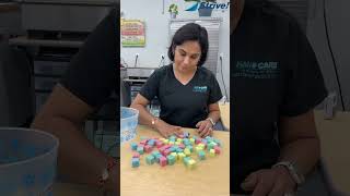 Engage your hands and boost fine motor skills with this foam-filled occupational therapy exercise!