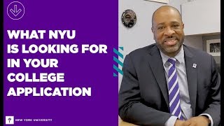 What NYU is Looking for in Your College Application