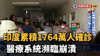 印度累積1764萬人確診 醫療系統瀕臨崩潰－民視新聞