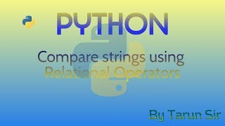 string comparison in python