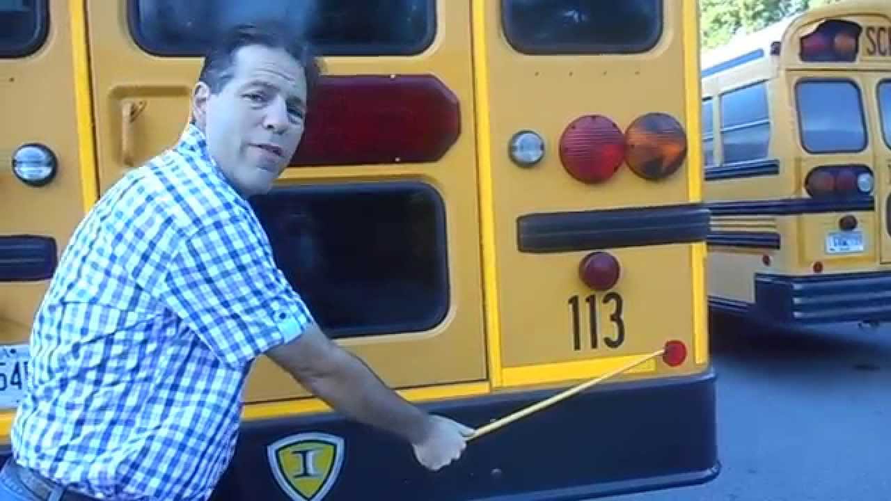 Pre-trip – Rear Of School Bus – Class B CDL *** - YouTube