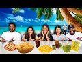 O ÚLTIMO A PARAR DE COMER COMIDA DE PRAIA GANHA!!!