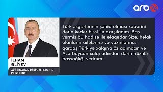 Prezident İlham Əliyev Rəcəb Tayyib Ərdoğana başsağlığı verib (28.02.2020) - ARB 24 (Xəbərlər)