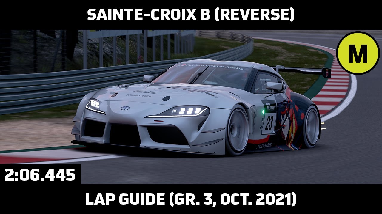 Gran Turismo Sport - Daily Race Lap Guide - Circuit De Sainte-Croix B ...