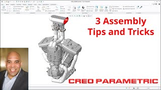 Creo Parametric - 3 Assembly Tips and Tricks - Repeat, Parameters, and Assembly UDFs