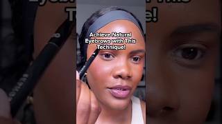 Get NATURAL Looking Eyebrows with This Simple Technique