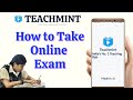 Teachmint Online Test | How to take Online Exam on Teachmint | Teachmint par test kaise banaye |