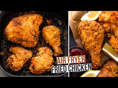 Awesome recipe for air fried chicken with buttermilk