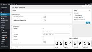 WordPress Flipclock Countdown