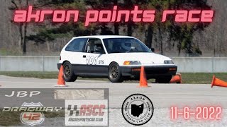 Akron Sports Car Club Autocross at Dragway 42 11/6/2022