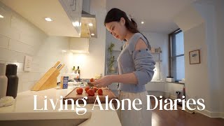Living Alone Diaries | What I Eat in a Day (simple & easy meals to cook)