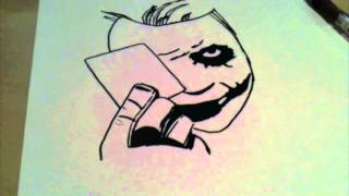 The Joker Pumpkin Stencil