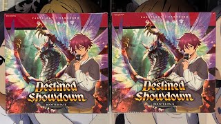 Opening Two Destined Showdown Cardfight Vanguard Booster Boxes English