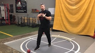 Start Low in the Back - Top 10 Glide Shot Put Mistakes and Corrections - Video #1