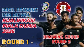 Jadwal Kualifikasi Piala Dunia 2026 Zona Asia Round 1 ‼️ Drawing Group Round 2