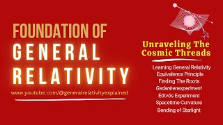 General theory of relativity | General Relativity lecture | Equivalence principle General Relativity