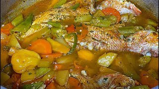 Steamed Fish with Okra (Jamaican Style)