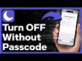 How To Turn Off iPhone Screen Time Without Passcode
