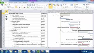 CTDOT AEC Applications MS Project Video 7:  Baselining and Transitioning into Preliminary Design