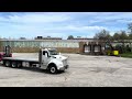 moffett m8 55.3 10 nx forklift on kenworth truck work ready package for sale