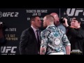 UFC 197 Conor McGregor vs. Rafael dos Anjos Staredown