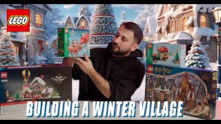 Building a Lego winter village