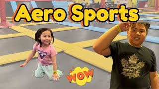 Kenzo and Aya went to Aero Sports Oakville!!!! JUMP FUN!!!