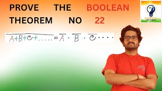 How to prove the Boolean Algebra Theorem No. 22