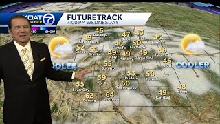 Cold mornings with scattered showers ahead