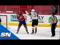 No Penalty After Brayden McNabb Punches Nick Suzuki In Front Of Ref