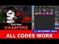 *ALL CODES WORK* Vani's Murder Mystery 2 (MM2) ROBLOX | DECEMBER 11, 2024