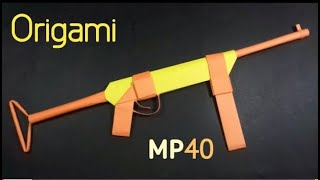 how to make MP40 gun with paper |origami  Gun MP40 | Paper gun | paper crafts|