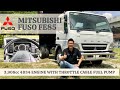 MALAYSIA MITSUBISHI FUSO FE85 | 3,908cc 4D34 ENGINE WITH THROTTLE CABLE FUEL PUMP | WOODEN TIPPER