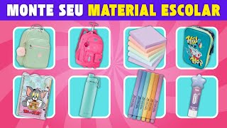 🎒📚 MONTE SEU MATERIAL ESCOLAR 2025 PARTE 2 📚✏️ #notamaxima #materialescolar2025 #voltaasaulas #quiz