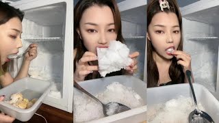 Sungirl Asmr | Freezer Frost Ice Eating