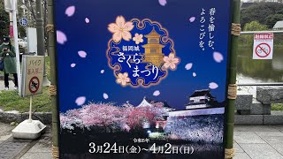 2023 福岡城さくらまつり 3/24～4/2開催