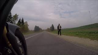 Road only video. Lithuania. Dubingiai - Labanoras - Ginuciai