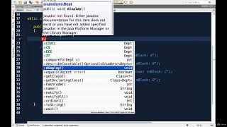 20.5 : Enum in Java | java.lang Package Explained [Abdul Bari] Java Course