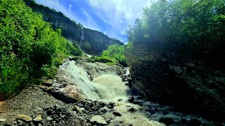 Les Diablerets! An entrancing hike along the Dar River and Dar Waterfall!! Switzerland! ❤️🇨🇭💕